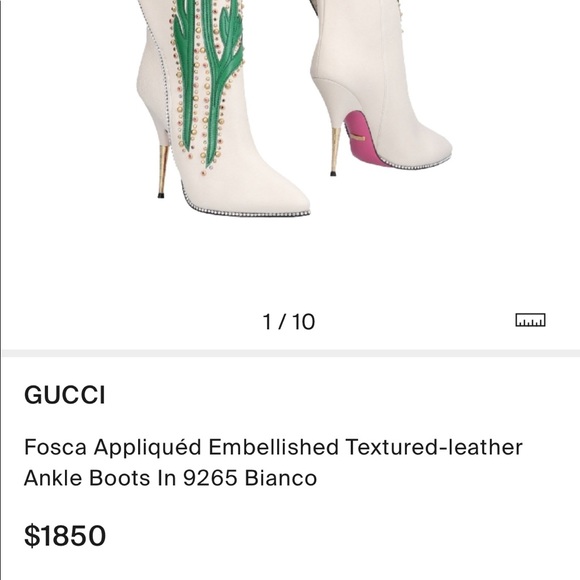 Gucci rhinestone booties - Picture 8 of 8